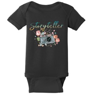 Storyteller Camera Photography Photographer Cameraman Gift Baby Bodysuit