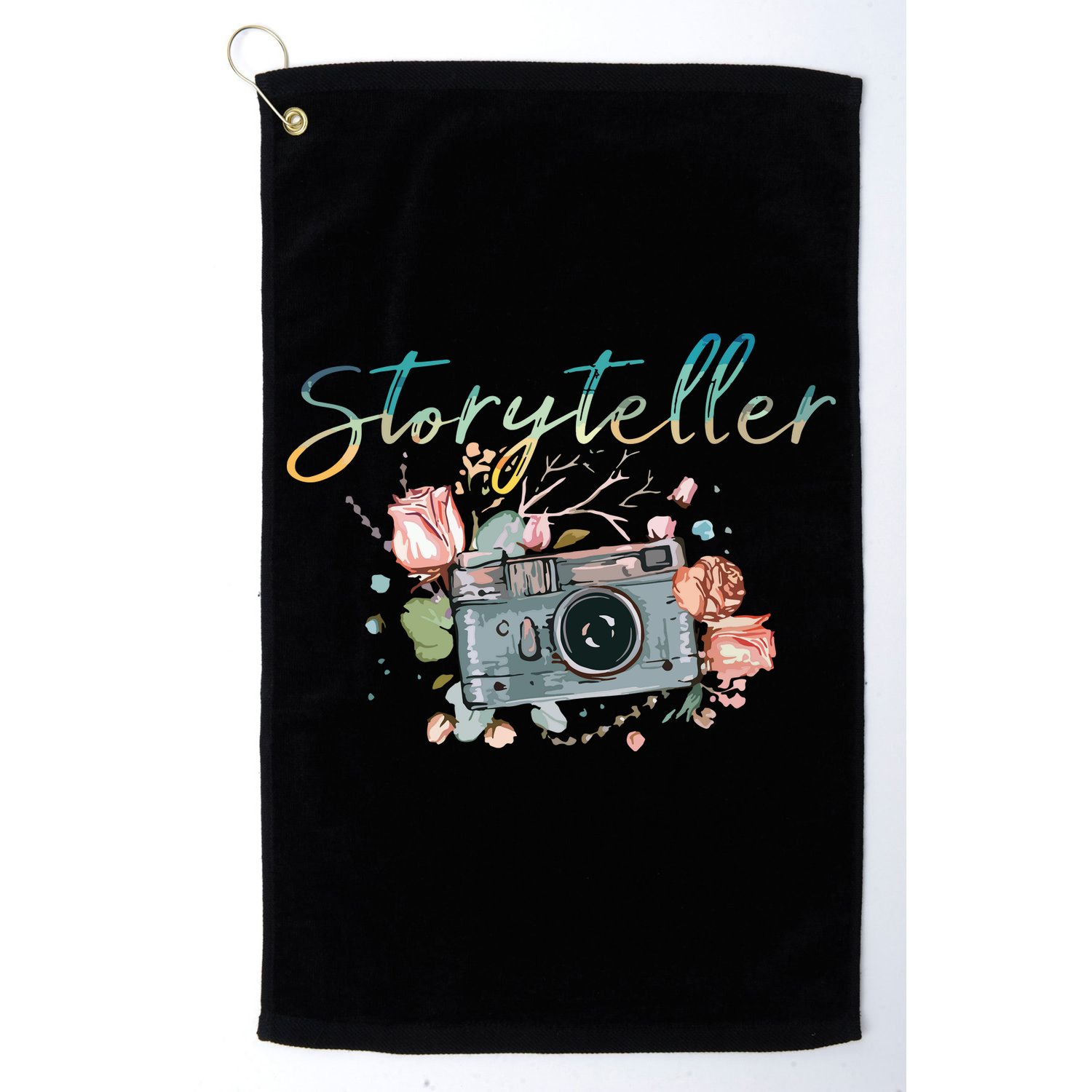 Storyteller Camera Photography Photographer Cameraman Gift Golf Towel
