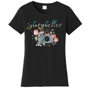 Storyteller Camera Photography Photographer Cameraman Gift Women's T-Shirt