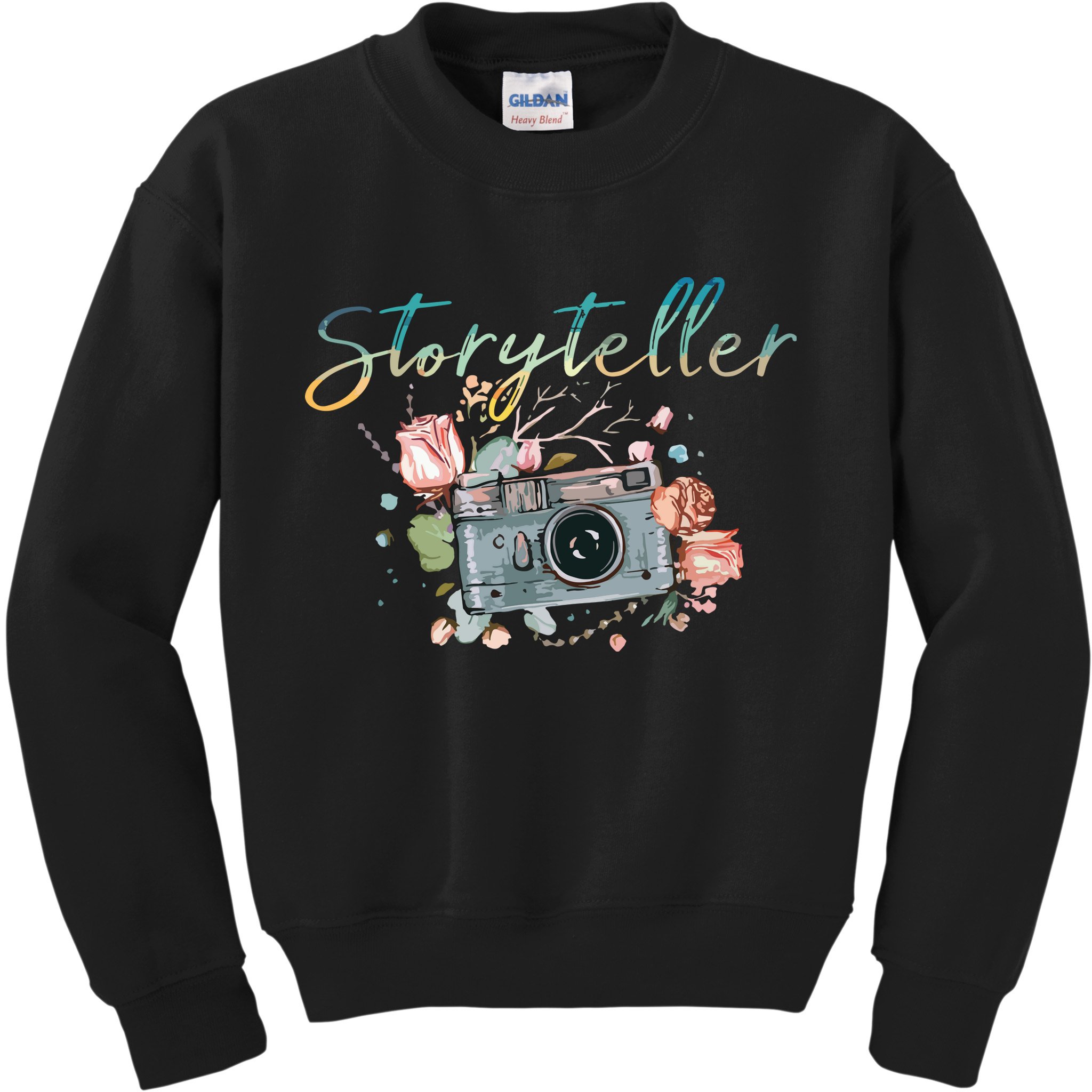 Storyteller Camera Photography Photographer Cameraman Gift Kids Sweatshirt