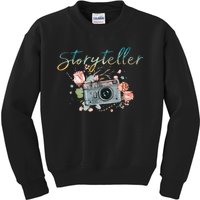 Storyteller Camera Photography Photographer Cameraman Gift Kids Sweatshirt