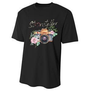 Storyteller Camera Photography Photographer Cameraman Ideas Performance Sprint T-Shirt