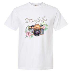 Storyteller Camera Photography Photographer Cameraman Ideas Garment-Dyed Heavyweight T-Shirt