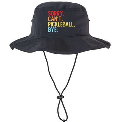 Sorry Can't Pickleball Bye Funny Pickleball Player Dink Premium Bucket Hat