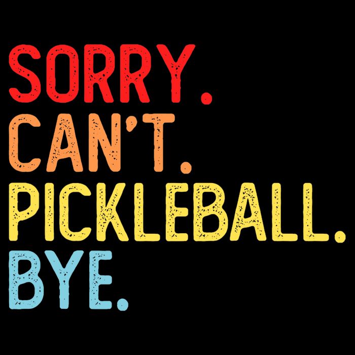 Sorry Can't Pickleball Bye Funny Pickleball Player Dink Premium 16 in Basic Backpack