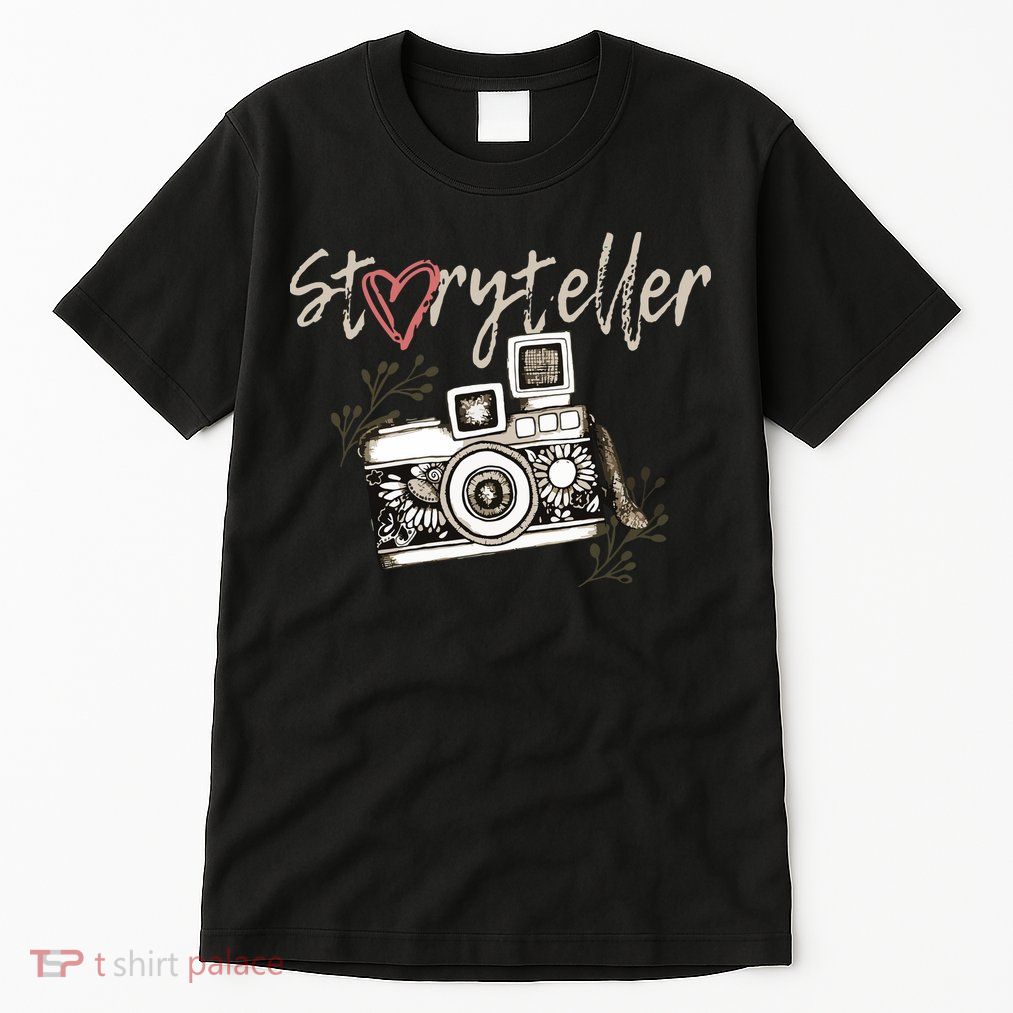 Storyteller Camera Photography Photographer Cool Tall T-Shirt