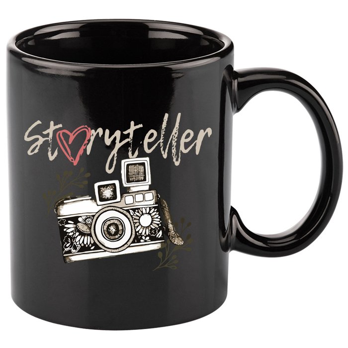 Storyteller Camera Photography Photographer Cool 11oz C Handle Ceramic Mug