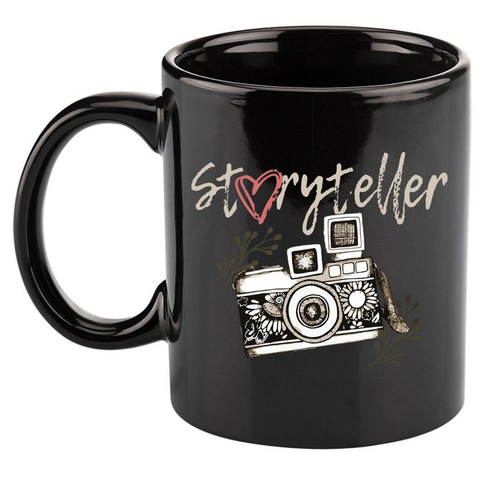Storyteller Camera Photography Photographer Cool 11oz C Handle Ceramic Mug