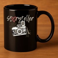 Storyteller Camera Photography Photographer Cool 11oz C Handle Ceramic Mug