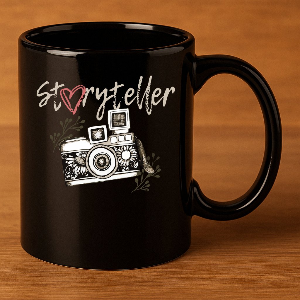 Storyteller Camera Photography Photographer Cool 11oz C Handle Ceramic Mug