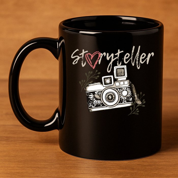 Storyteller Camera Photography Photographer Cool 11oz C Handle Ceramic Mug