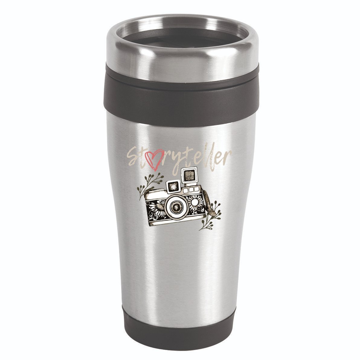 Storyteller Camera Photography Photographer Cool 16oz Travel Tumbler