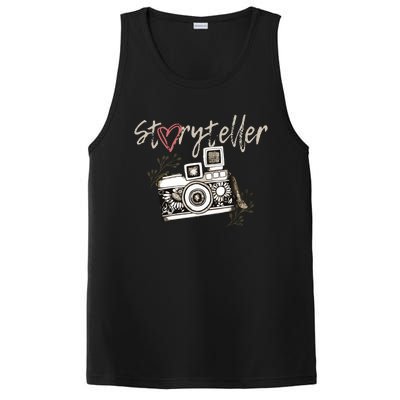 Storyteller Camera Photography Photographer Cool PosiCharge Competitor Tank