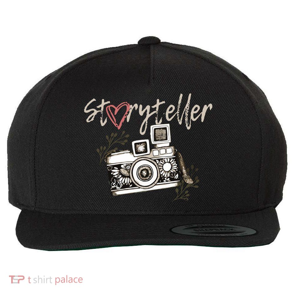 Storyteller Camera Photography Photographer Cool Wool Snapback Cap