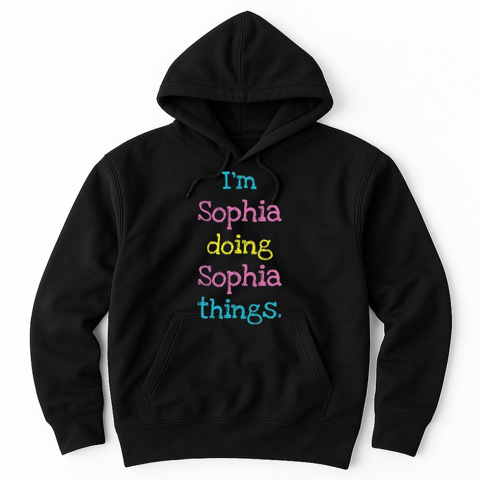 Sophia Cute Personalized Text S Top For Hoodie