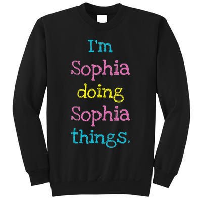 Sophia Cute Personalized Text S Top For Sweatshirt
