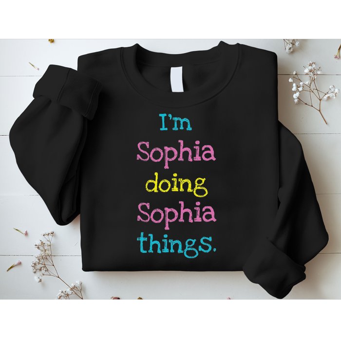 Sophia Cute Personalized Text S Top For Sweatshirt