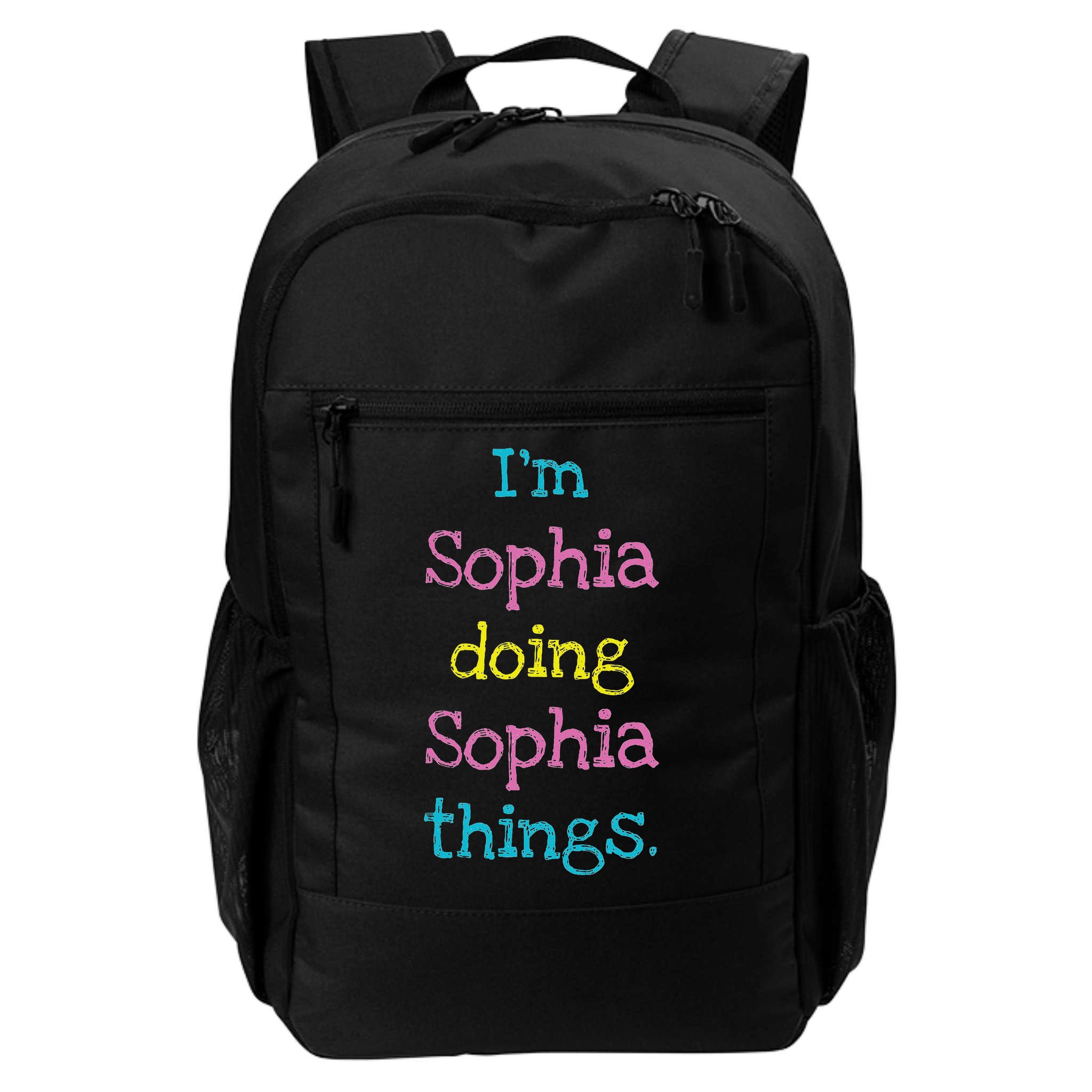 Sophia Cute Personalized Text S Top For Backpack