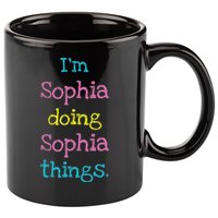 Sophia Cute Personalized Text S Top For 11oz C Handle Ceramic Mug