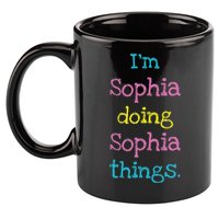 Sophia Cute Personalized Text S Top For 11oz C Handle Ceramic Mug
