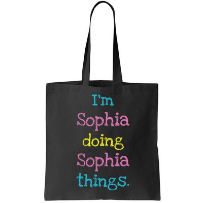 Sophia Cute Personalized Text S Top For Bag