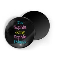 Sophia Cute Personalized Text S Top For Magnet