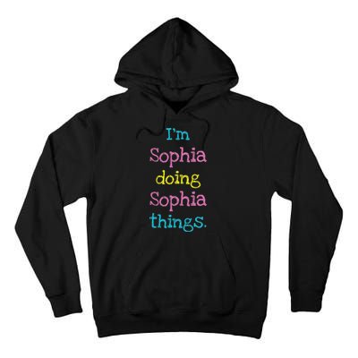 Sophia Cute Personalized Text S Top For Tall Hoodie