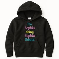 Sophia Cute Personalized Text S Top For Kids Hoodie
