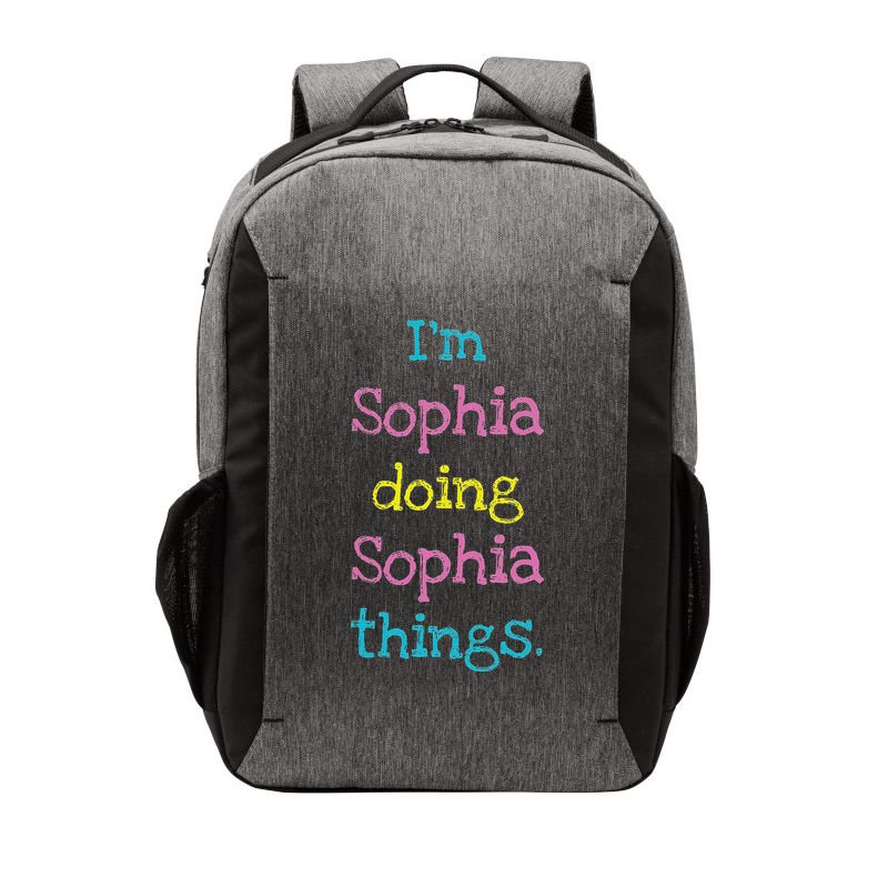 Sophia Cute Personalized Text S Top For Vector Backpack