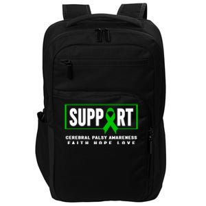 Support Cerebral Palsy Funny Gift Great Gift Cerebral Palsy Awareness Meaningful Impact Tech Backpack