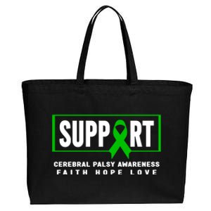 Support Cerebral Palsy Funny Gift Great Gift Cerebral Palsy Awareness Meaningful Cotton Canvas Jumbo Tote