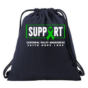 Support Cerebral Palsy Funny Gift Great Gift Cerebral Palsy Awareness Meaningful Drawstring Bag