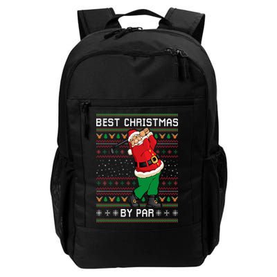 Santa Claus Playing Golf Funny Ugly Christmas Gofl Novelty Backpack