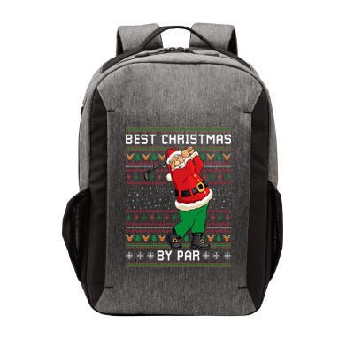 Santa Claus Playing Golf Funny Ugly Christmas Gofl Novelty Vector Backpack