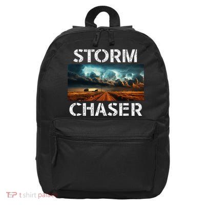 Storm Chaser Picture Extreme Weather Meteorologist 16 in Basic Backpack