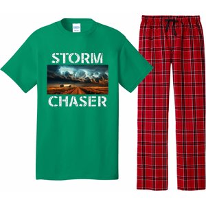 Storm Chaser Picture Extreme Weather Meteorologist Pajama Set