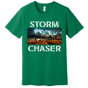 Storm Chaser Picture Extreme Weather Meteorologist Premium T-Shirt