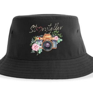 Storyteller Camera Photography Photographer Cameraman Ideas Sustainable Bucket Hat