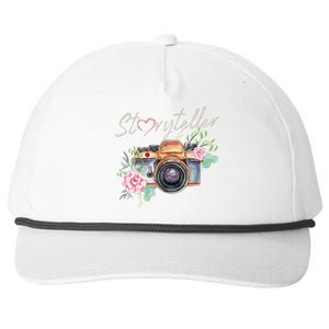 Storyteller Camera Photography Photographer Cameraman Ideas Snapback Five-Panel Rope Hat