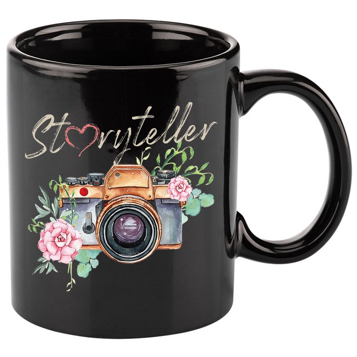 Storyteller Camera Photography Photographer Cameraman Ideas 11oz C Handle Ceramic Mug