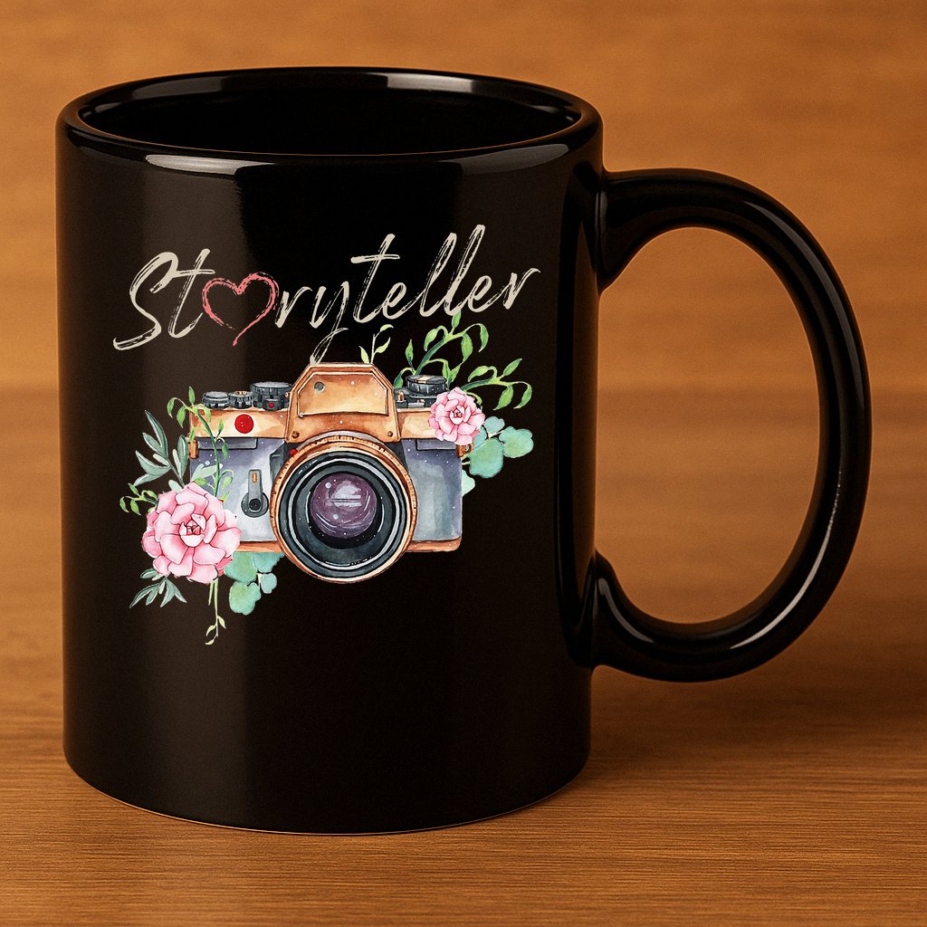Storyteller Camera Photography Photographer Cameraman Ideas 11oz C Handle Ceramic Mug
