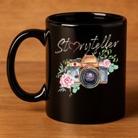Storyteller Camera Photography Photographer Cameraman Ideas 11oz C Handle Ceramic Mug