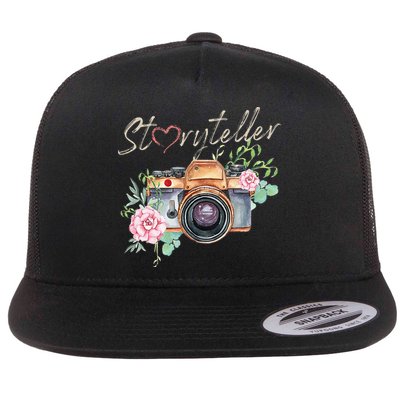 Storyteller Camera Photography Photographer Cameraman Ideas Flatbill Hat