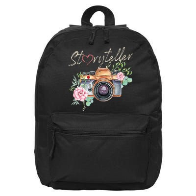 Storyteller Camera Photography Photographer Cameraman Ideas 16 in Basic Backpack