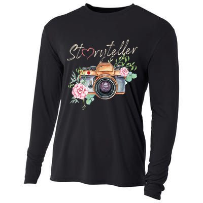 Storyteller Camera Photography Photographer Cameraman Ideas Cooling Performance Long Sleeve Crew