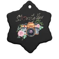 Storyteller Camera Photography Photographer Cameraman Ideas Ceramic Star Ornament