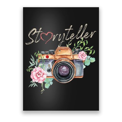 Storyteller Camera Photography Photographer Cameraman Ideas Poster