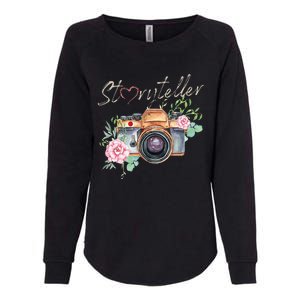 Storyteller Camera Photography Photographer Cameraman Ideas Womens California Wash Sweatshirt