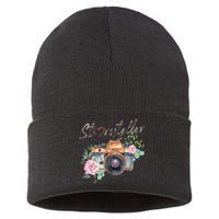 Storyteller Camera Photography Photographer Cameraman Ideas Sustainable Knit Beanie