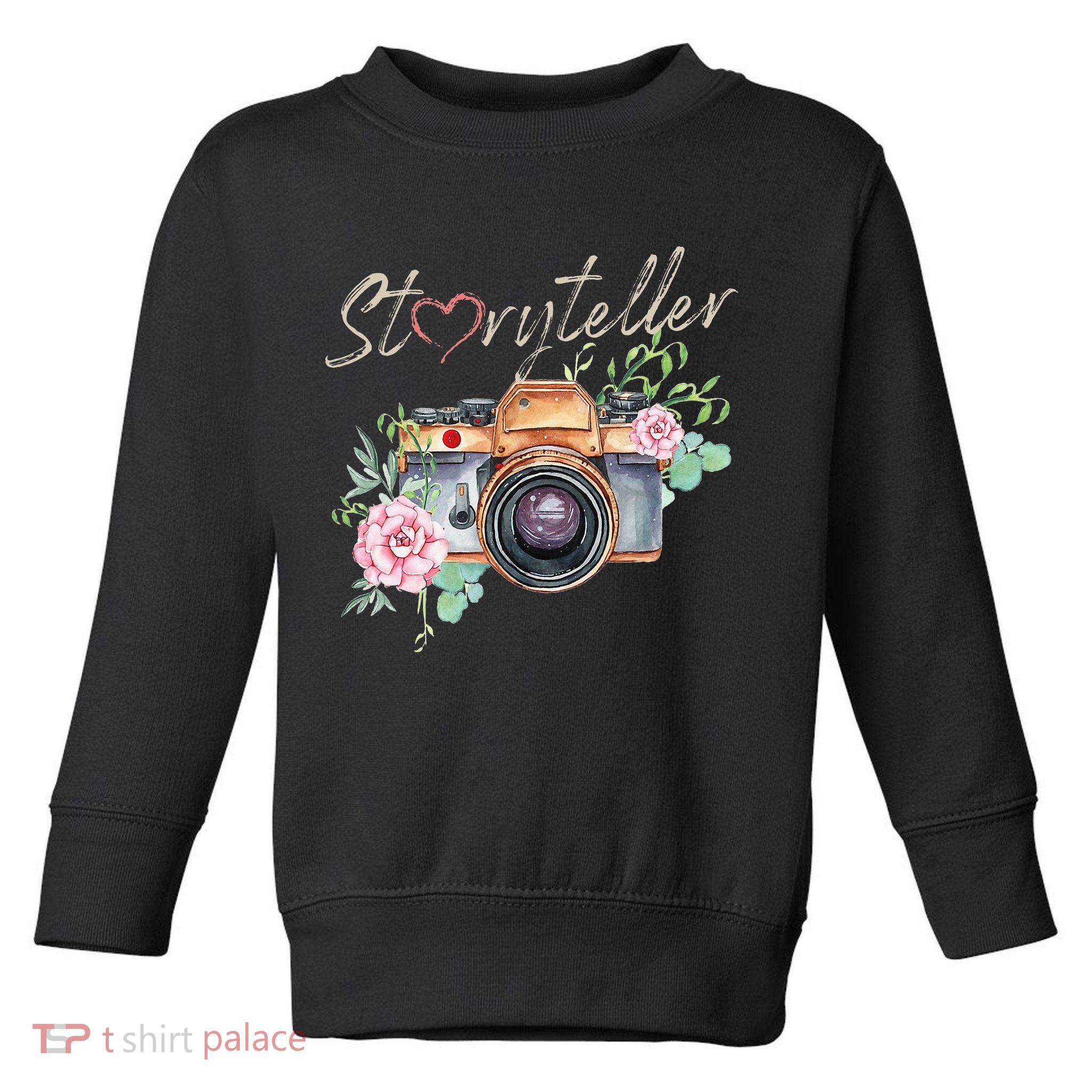 Storyteller Camera Photography Photographer Cameraman Ideas Toddler Sweatshirt